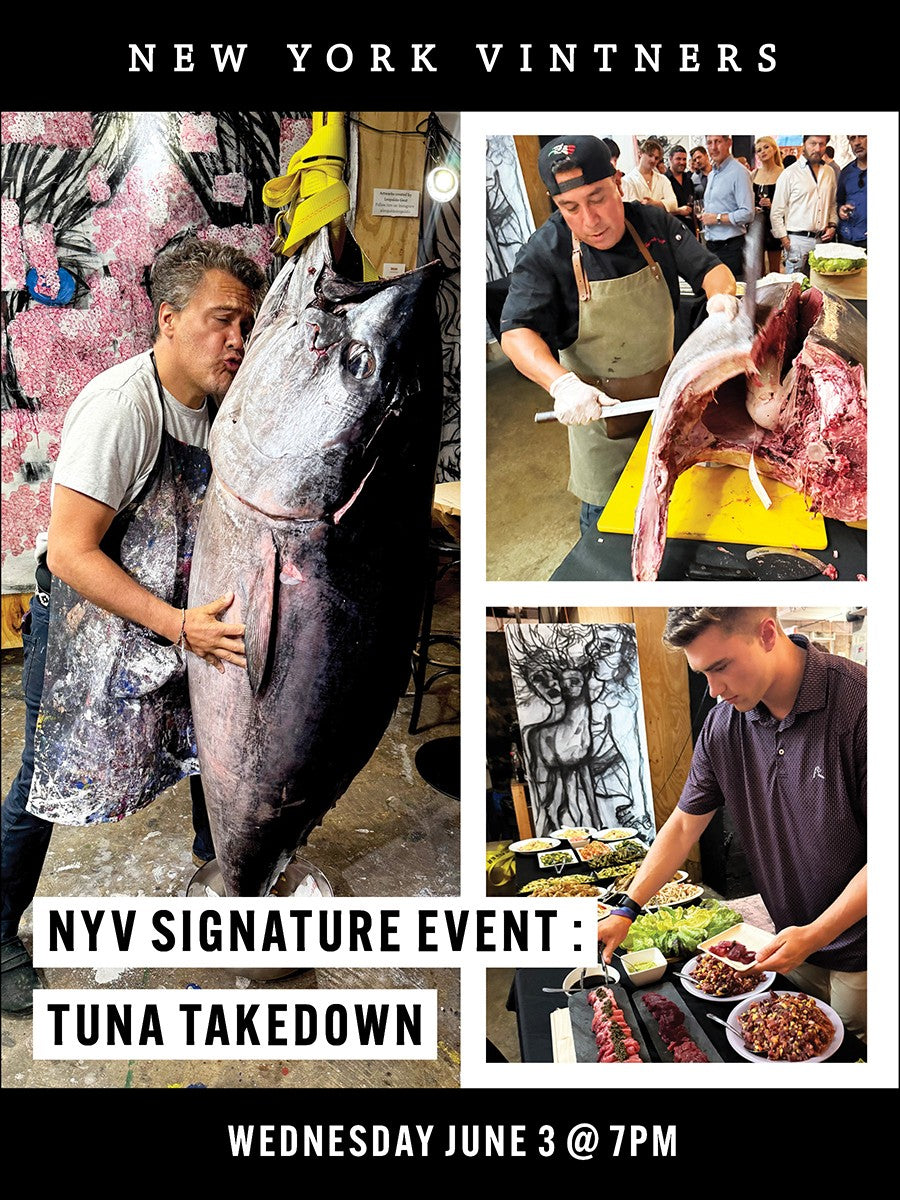 NYV TUNA TAKEDOWN + WINE TASTING