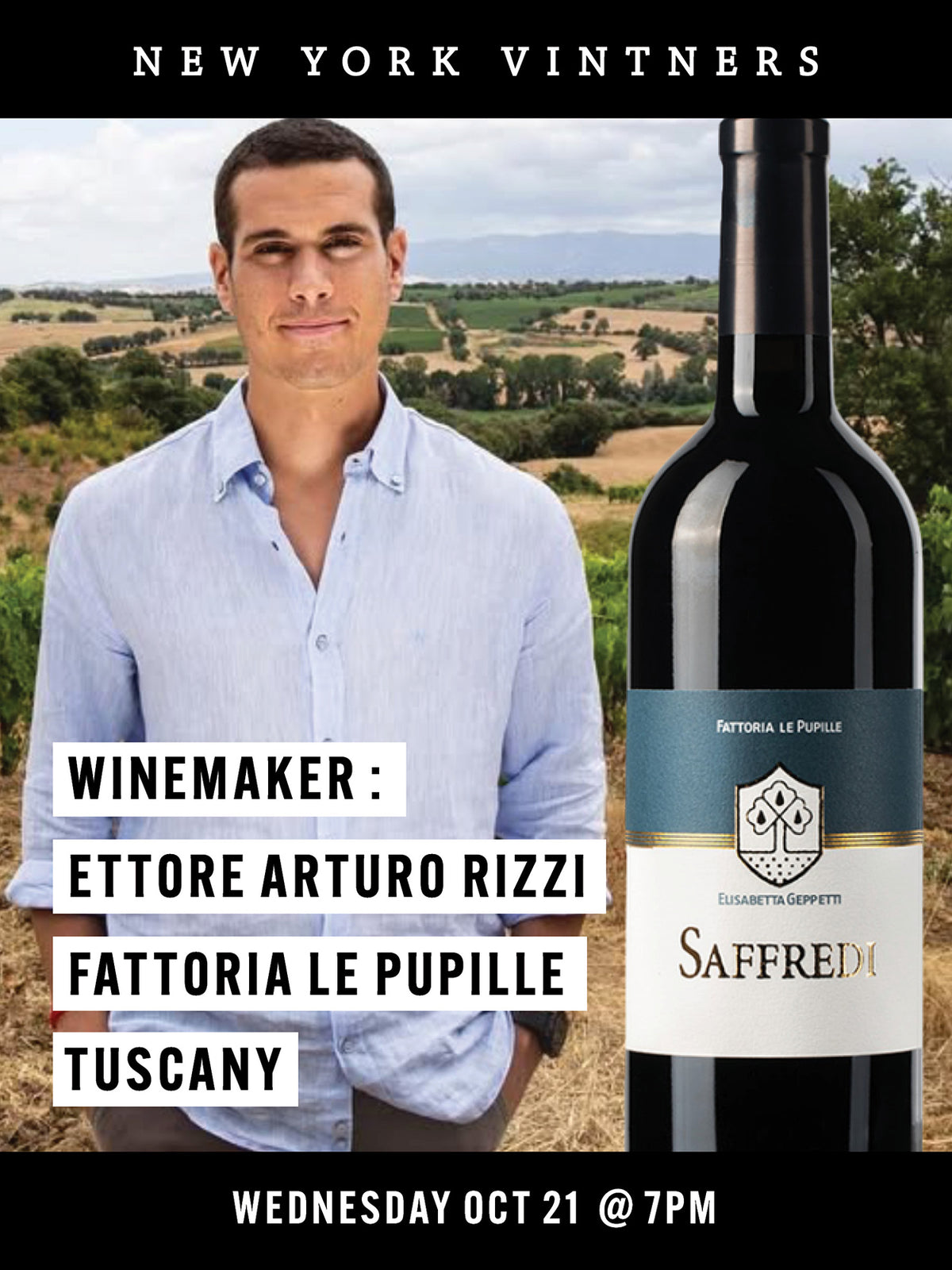 WINEMAKER : ETTORE ARTURO RIZZI FATTORIA LE PUPILLE
